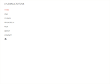 Tablet Screenshot of lyudmilazotova.com